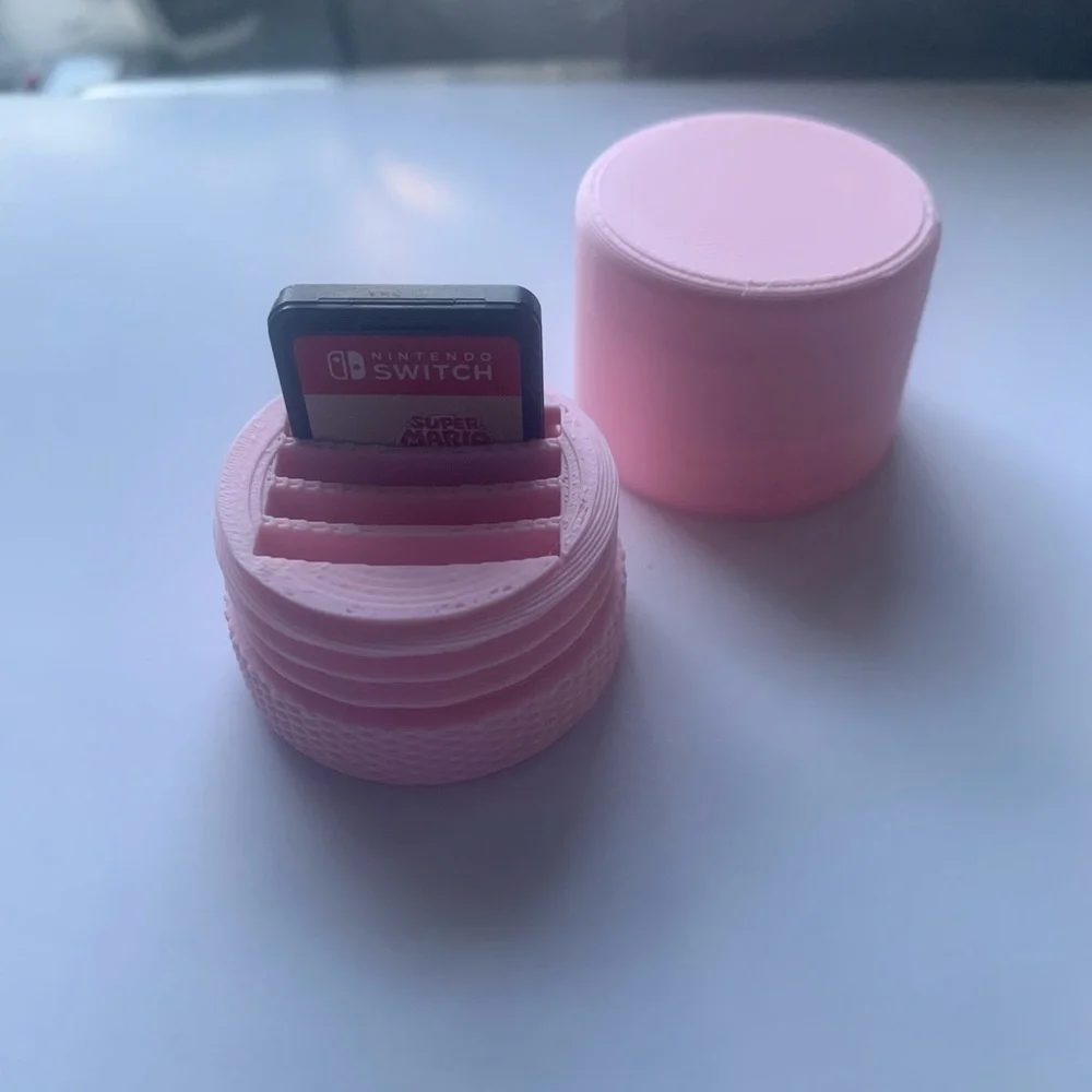 Pink Nintendo Switch Game Travel Case Holder Organizer